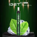 Migliore penna a vaporizzazione usa e getta 1200 sbuffi iget plus